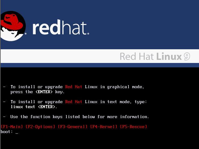 >redhatlinux9.0安装教程全程图解(redhat linux 9.0 实用教程)