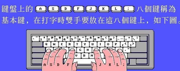 >电脑键盘指法训练(学电脑键盘指法)