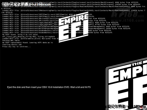 第六步：开始安装Mac  OS  X